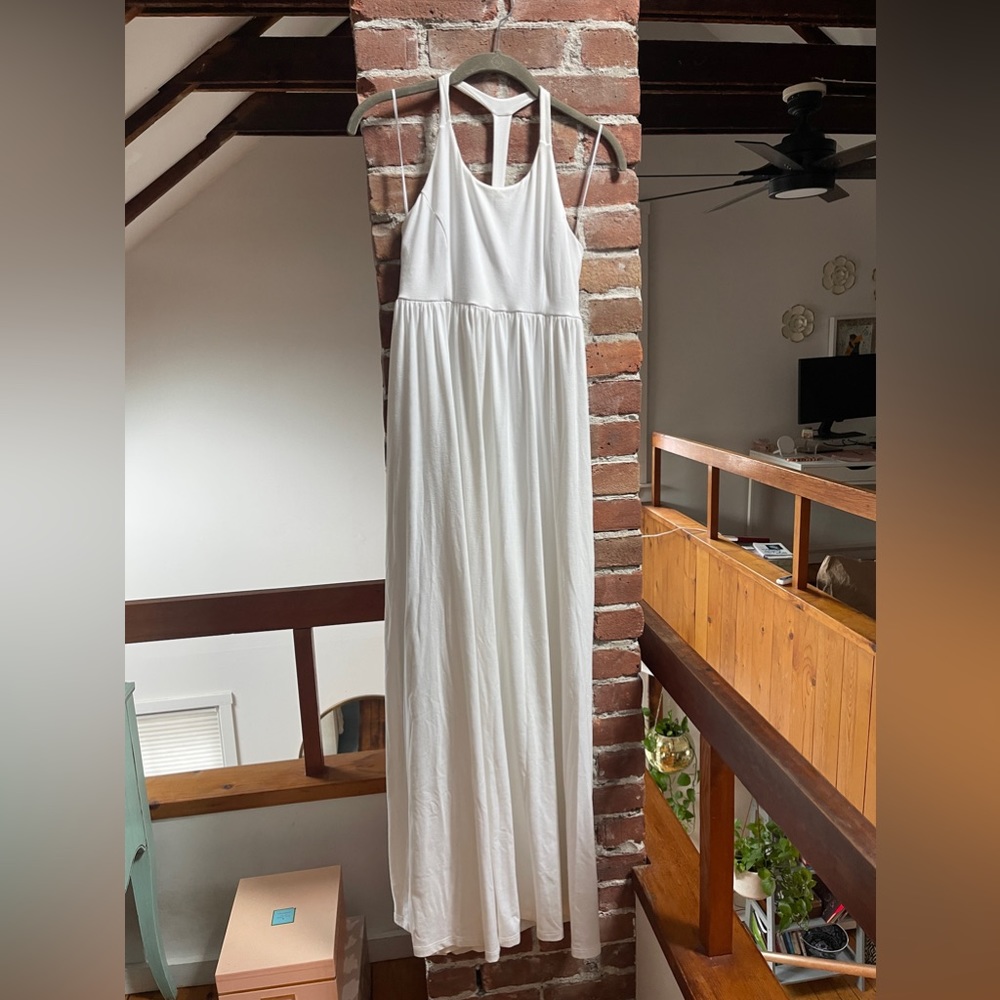 Susana monaco long white dress medium